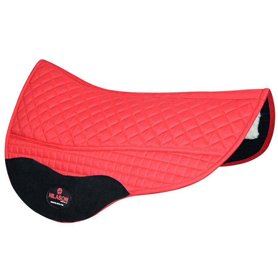 HILASON Western All Purpose Horse English Saddle Pad Red - Uhorse