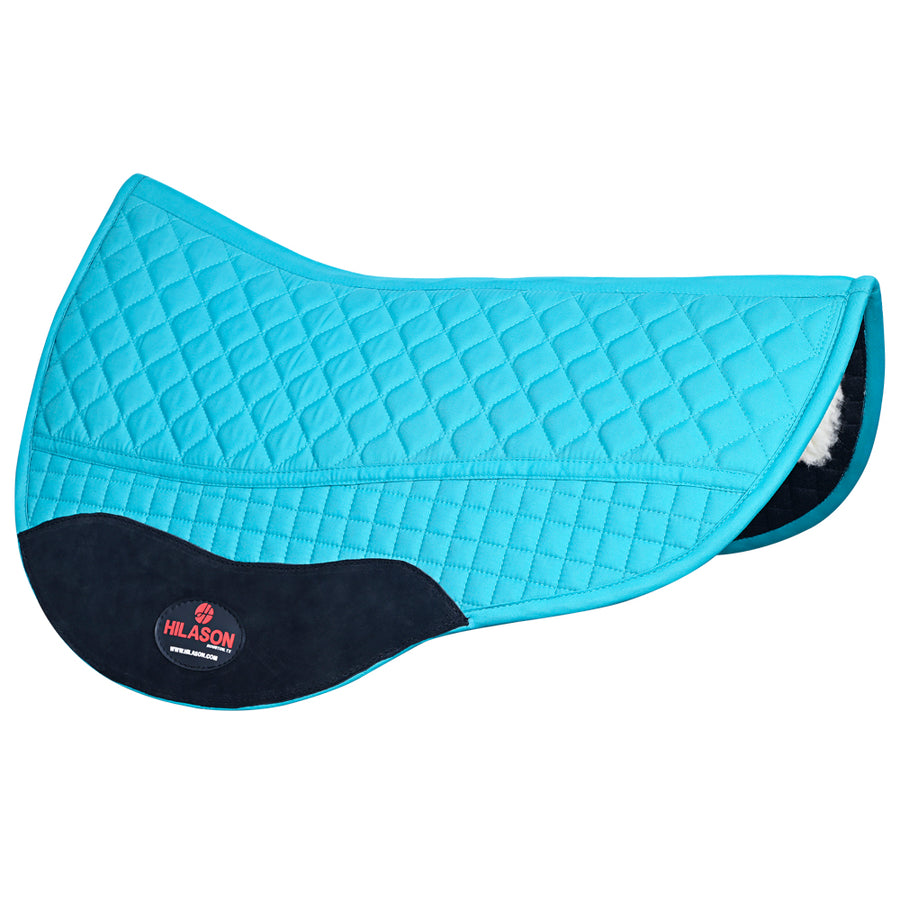HILASON Western All Purpose Horse English Saddle Pad Turquoise - Uhorse