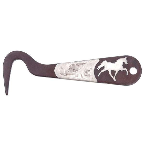 Tough 1 Kelly Silver Star ABR & Gaited H. Hoof Pick by Hilason – Cowboy and equestrian accessories