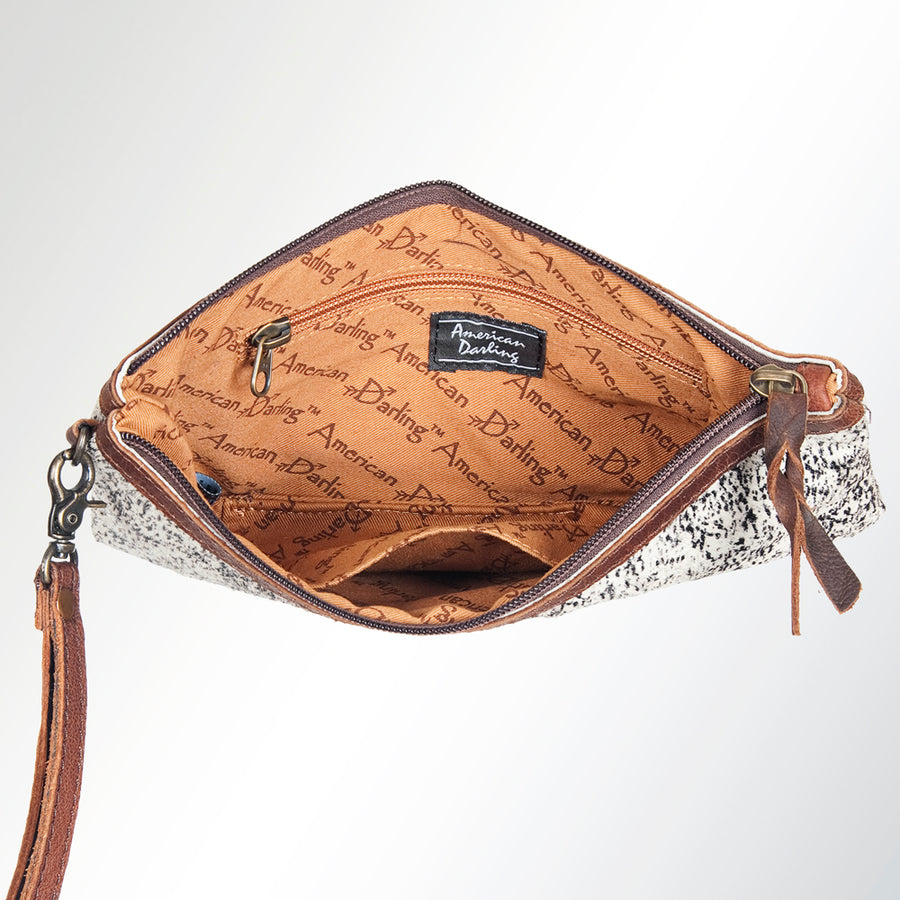 American Darling Clutch Hair on Genuine Leather Western Women Bag Handbag Purse | Cute