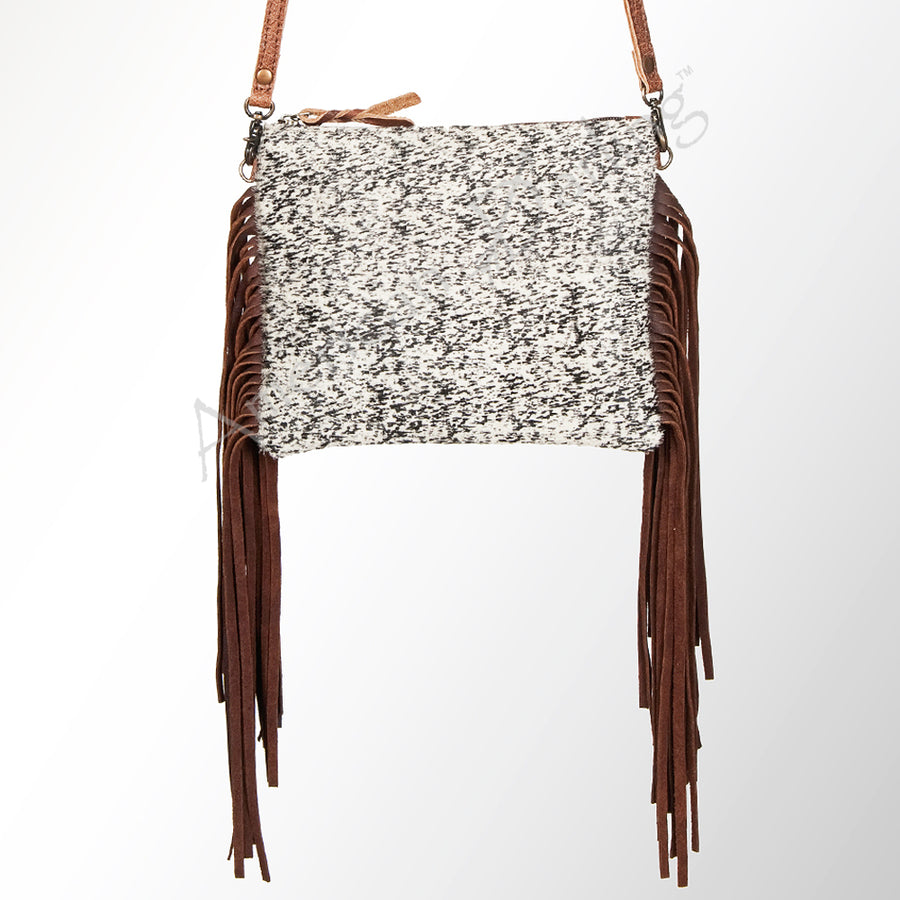 Ameran Darling Women's Crossbody Bag Western Hair-On Genuine Leather Handbag and Ladies Purse