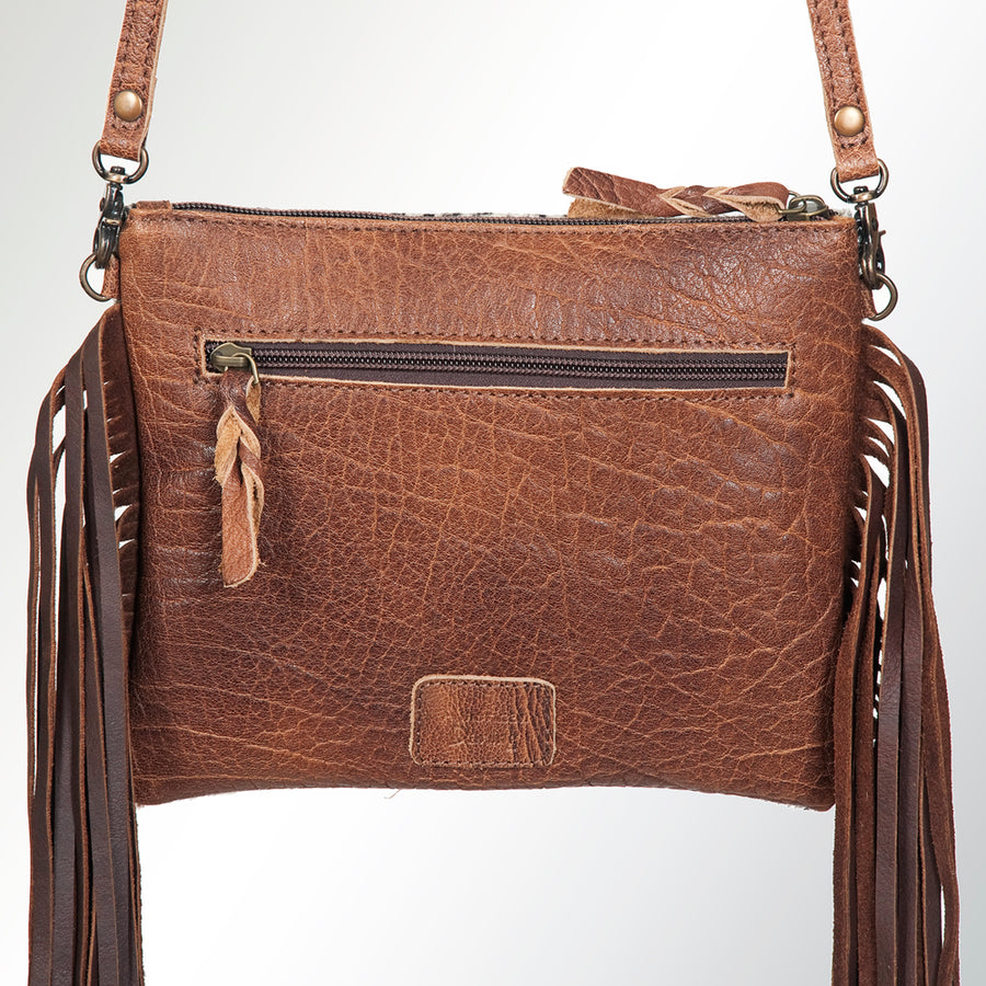 Ameran Darling Women's Crossbody Bag Western Hair-On Genuine Leather Handbag and Ladies Purse