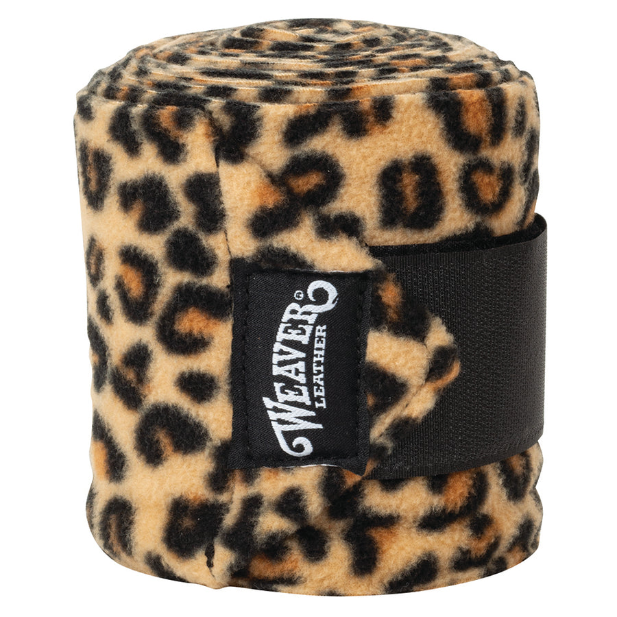 4-1/2 in X 9 Ft Weaver long Polo H. Leg Wraps 4pk Leopard by Hilason – Cowboy and equestrian accessories