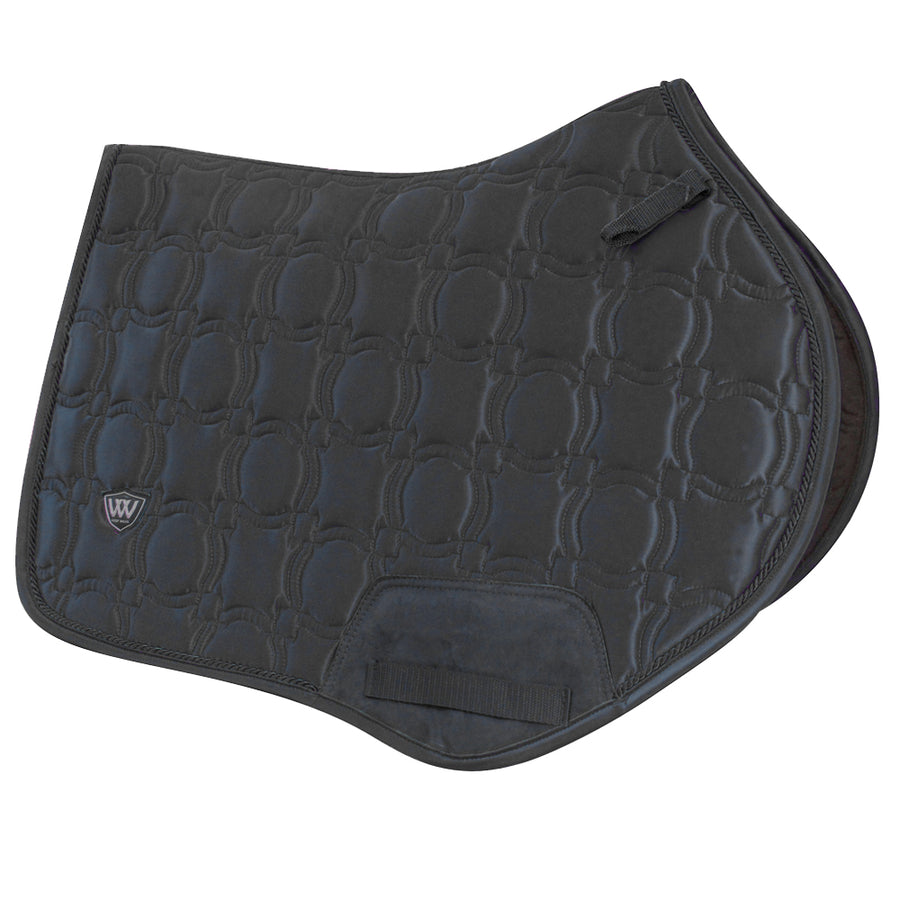 Woof Wear Vision Close Contact Horse Saddle Pad Black - Uhorse