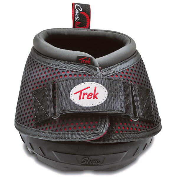 Size 5 Cavallo Trek Regular Horse Boot Ultra Flexible Pro Mesh Black Red - Uhorse