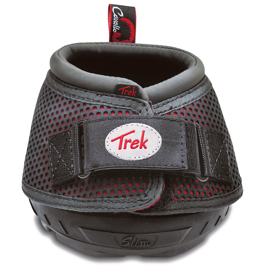 Size 5 Cavallo Trek Regular Horse Boot Ultra Flexible Pro Mesh Black Red - Uhorse