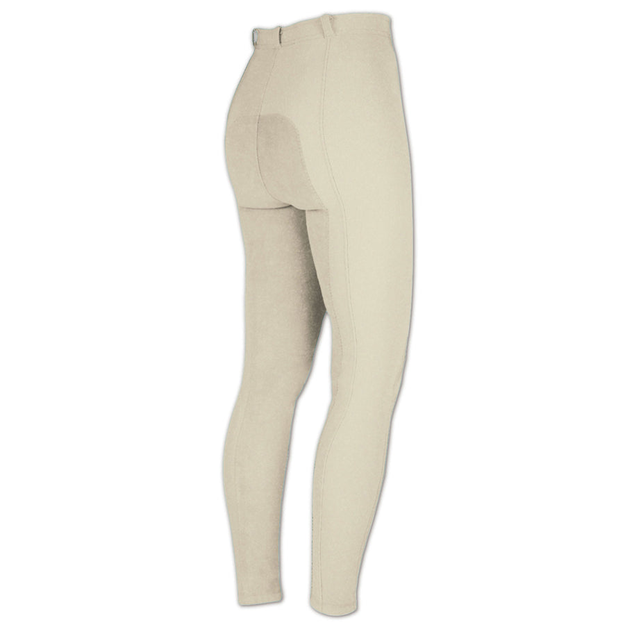 Large Irideon Cadence Stretch Cord Breeches Long Full Seat Tan - Hilason