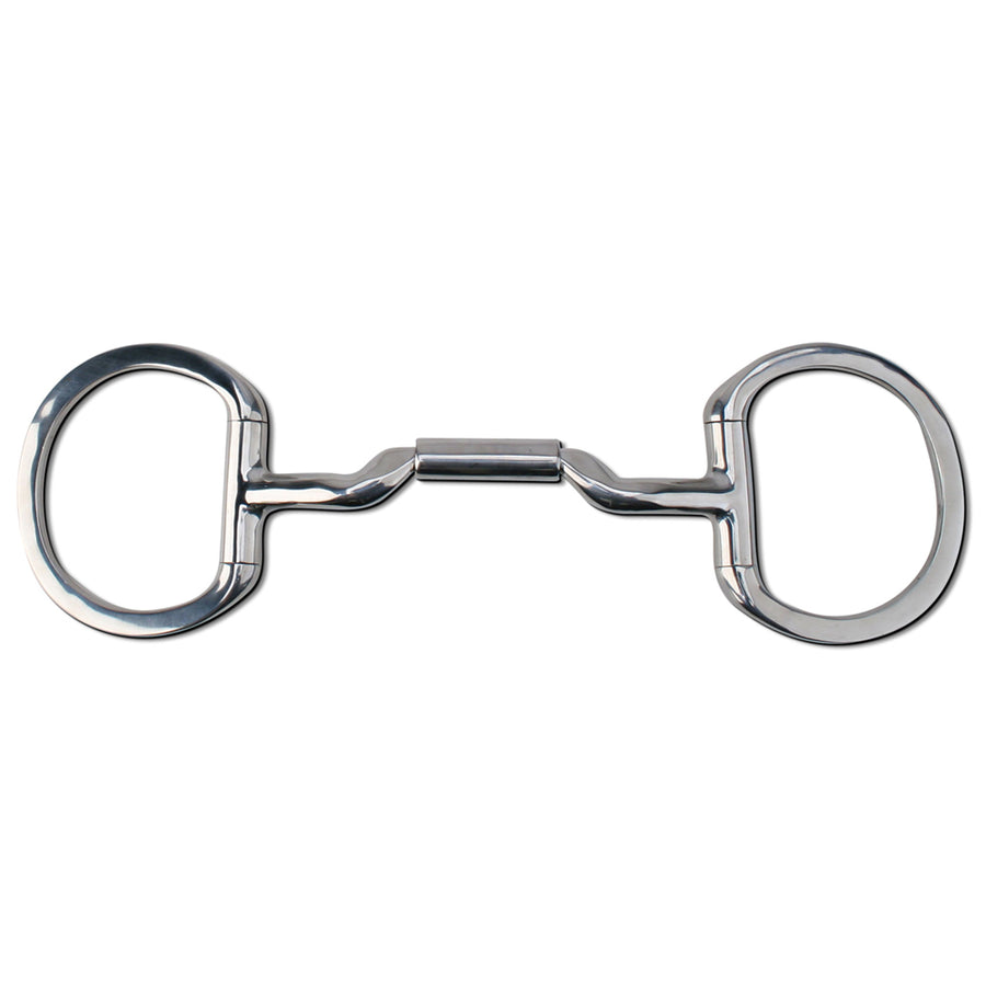 6 in Myler Eggbutt Hooks Mullen Low Ported Barrel MB 06 by Hilason – Cowboy and equestrian accessories