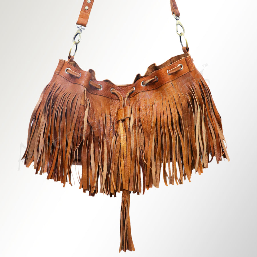 American Darling Bucket full Grain Genuine Leather Western Women Bag Handbag Purse | Travel Bags College Casual