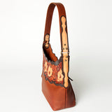 American Darling Hobo Hand Tooled Genuine Leather Women Bag Western Handbag Purse