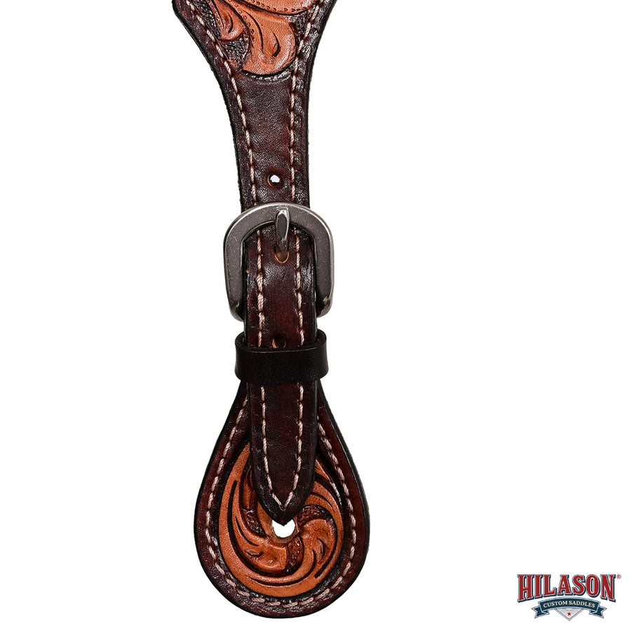HILASON Hand-Tooled Leather Spur Straps for Men & Women – Western Design, Adjustable Fit
