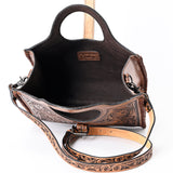 American Darling ADBG500 Tote Hand Tooled Genuine Leather Women Bag Western Handbag Purse