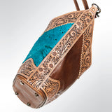 GIBGX207 American Darling Hand Tooled Hair On Genuine Leather Women Bag Western Handbag Purse