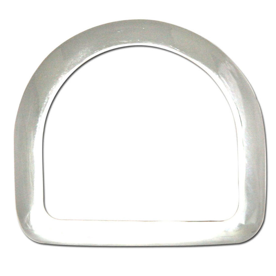 White plastic D-ring saddle pad cover - Uhorse