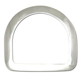 White plastic D-ring saddle pad cover - Uhorse