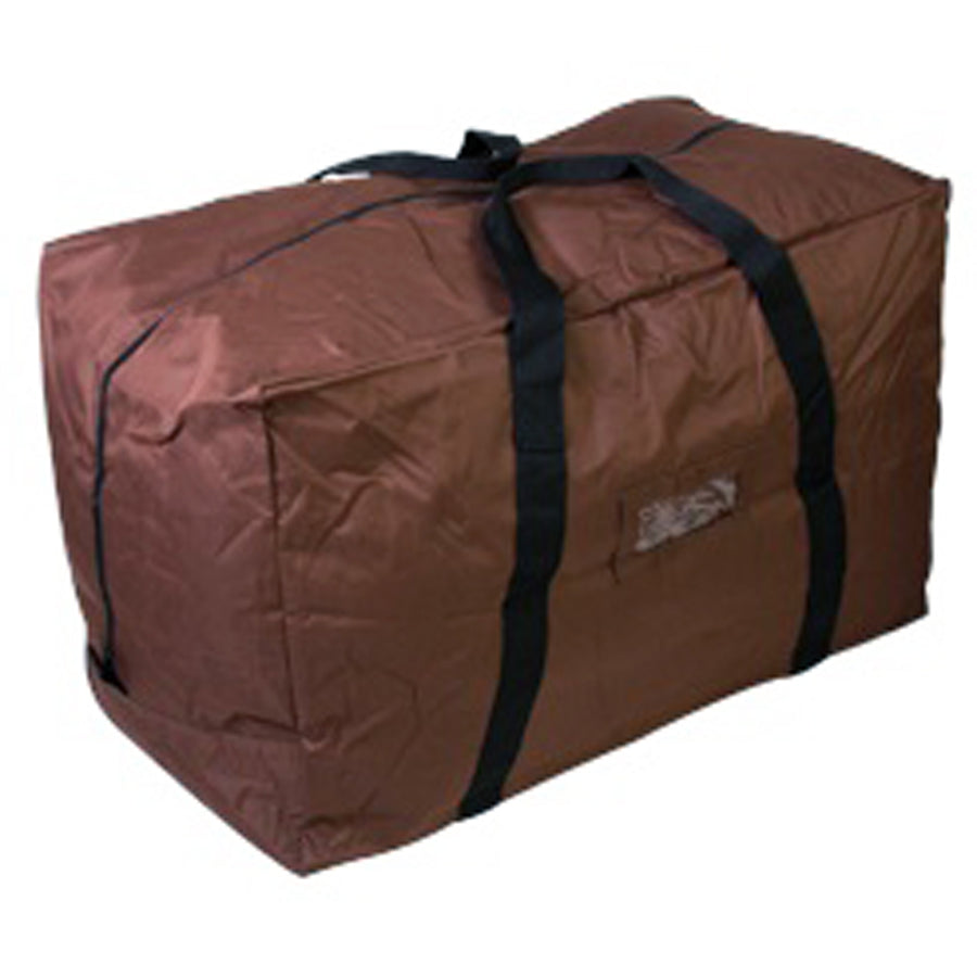 Brown nylon storage bag with black straps - Uhorse
