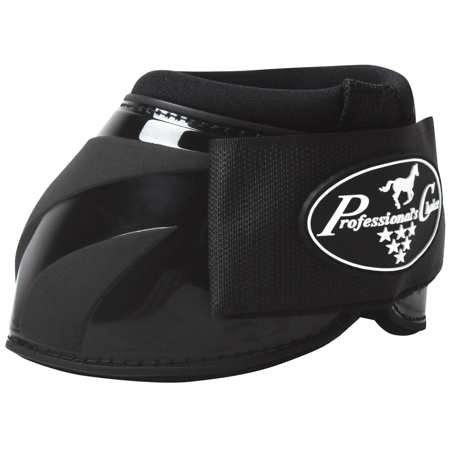 Large Professionals Choice Spartan II H. Bell Boots Black by Hilason – Cowboy and equestrian accessories
