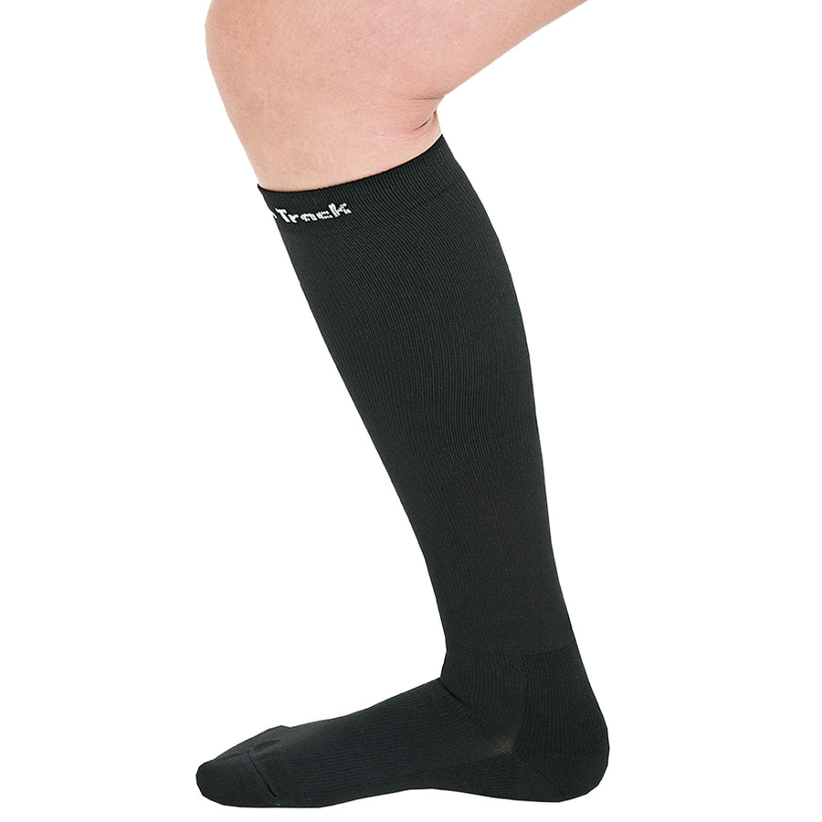 Medium Back on Track Physio Nikki Socks Wide Calf Black by Hilason – Cowboy and equestrian accessories