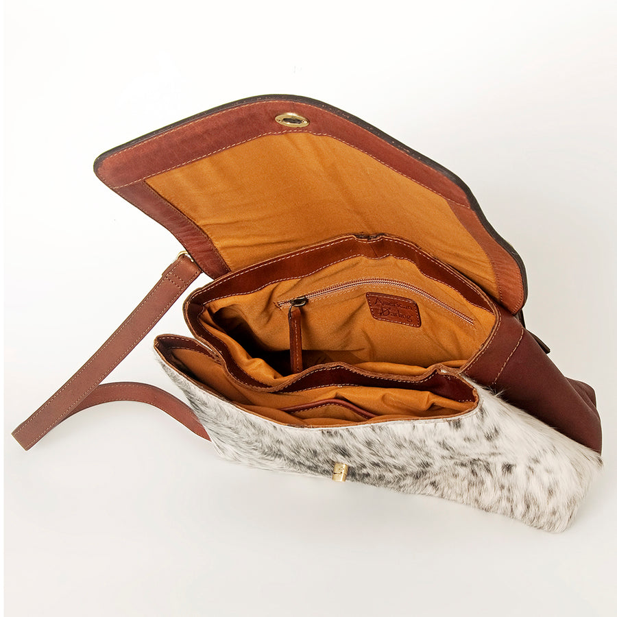 American Darling Messenger Hair on-Genuine Leather Western Women Bag Handbag Purse | Messenger for Cute
