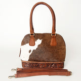 American Darling ADBGI190 Tote Hand Tooled Hair On Genuine Leather Women Bag Western Handbag Purse