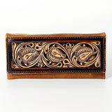 American Darling Wallet Hand Tooled Genuine Leather Western Women Bag | Handbag Purse Wristlet Travel Clutch