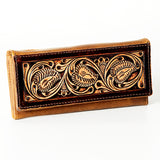 American Darling Wallet Hand Tooled Genuine Leather Western Women Bag | Handbag Purse Wristlet Travel Clutch