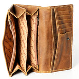 American Darling Wallet Hand Tooled Genuine Leather Western Women Bag | Handbag Purse Wristlet Travel Clutch