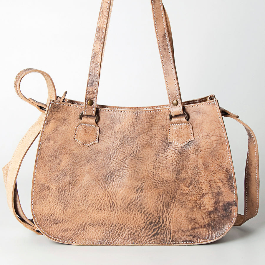American Darling Tote Bag, High-Quality Full Grain Vegetable-Tanned Leather, Western Handcrafted Purse with Tassels