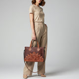 American Darling Tote Hand Tooled Genuine Leather Western Women Bag Handbag Purse | Travel Bags College Casual