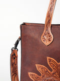 American Darling Tote Hand Tooled Genuine Leather Western Women Bag Handbag Purse | Travel Bags College Casual