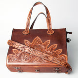 American Darling ADBGZ408 Tote Hand Tooled Genuine Leather Women Bag Western Handbag Purse