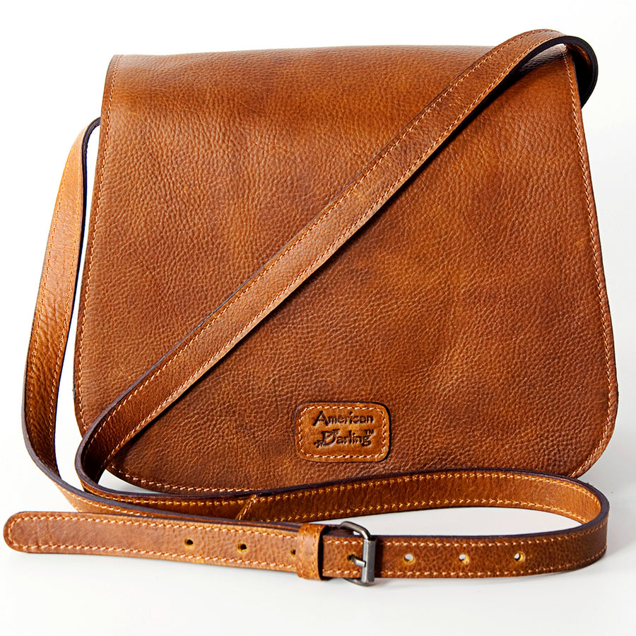 American Darling Cross Body Genuine Leather Western Women Bag | Pink Handbag Purse Crossbody for Cute