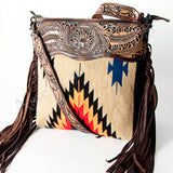 American Darling ADBGZ422 Signature Crossbody Hand Tooled Saddle by Hilason – Cowboy and equestrian accessories