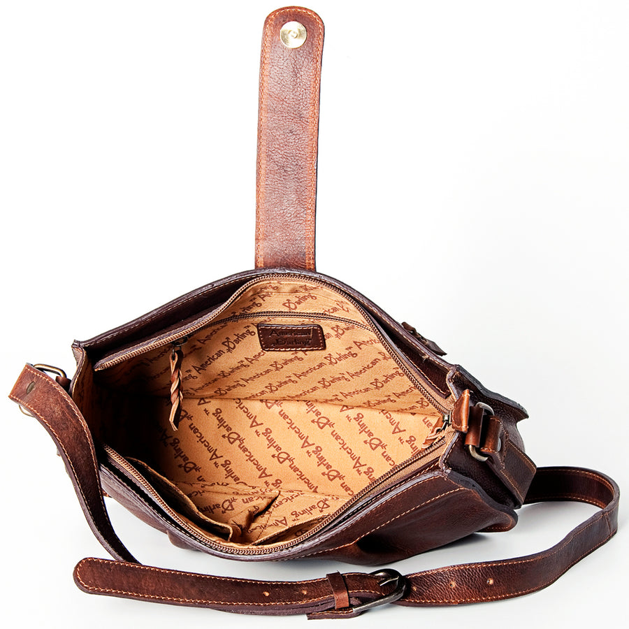 American Darling Crossbody Full Grain Genuine Leather Western Women Bag Handbag Purse | Travel Bags College Casual