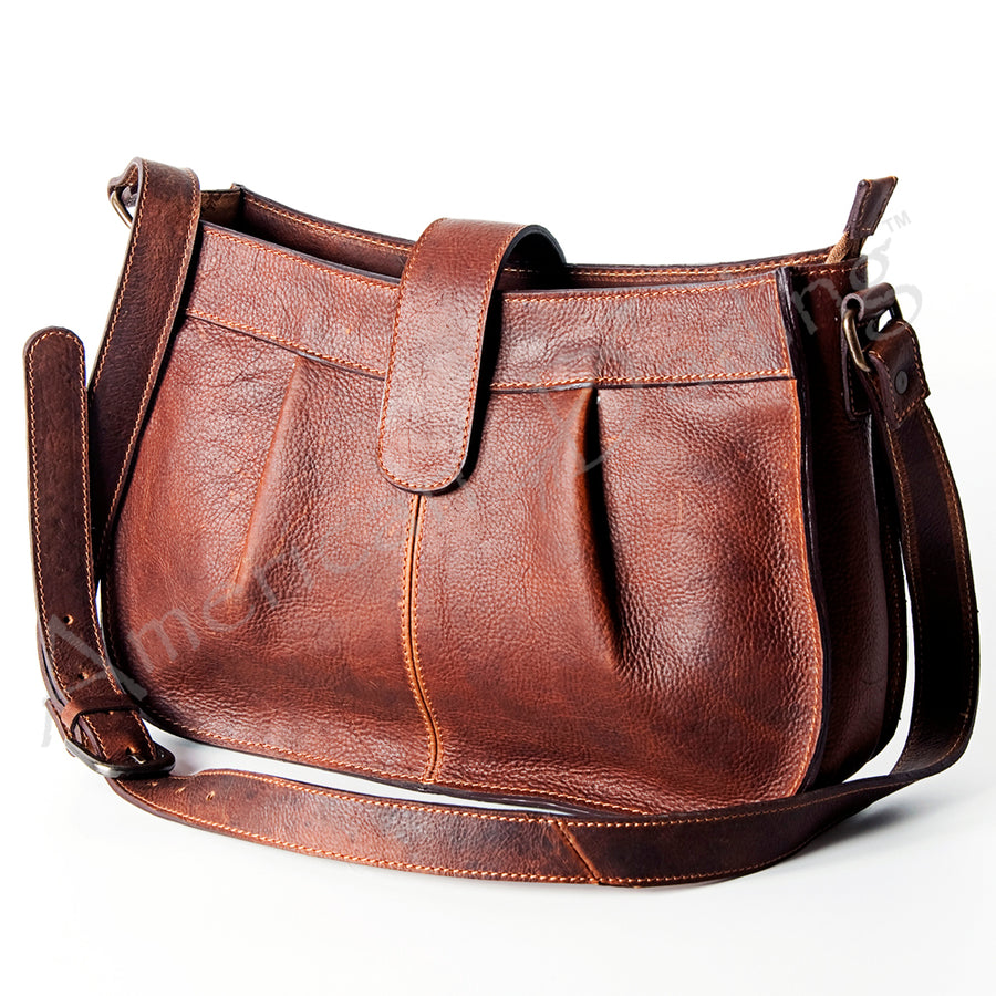 ADBGZ426A American Darling Genuine Leather Women Bag W. Handbag Purse by Hilason – Cowboy and equestrian accessories