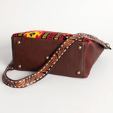 American Darling Large Crossbody Hand Tooled Saddle Blanket Genuine Leather Women Bag Western Handbag Purse