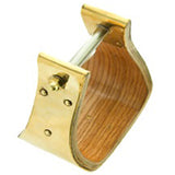 3 in Neck Hilason H. Saddle Stirrup Wide Wood Brass Bell by Hilason – Cowboy and equestrian accessories