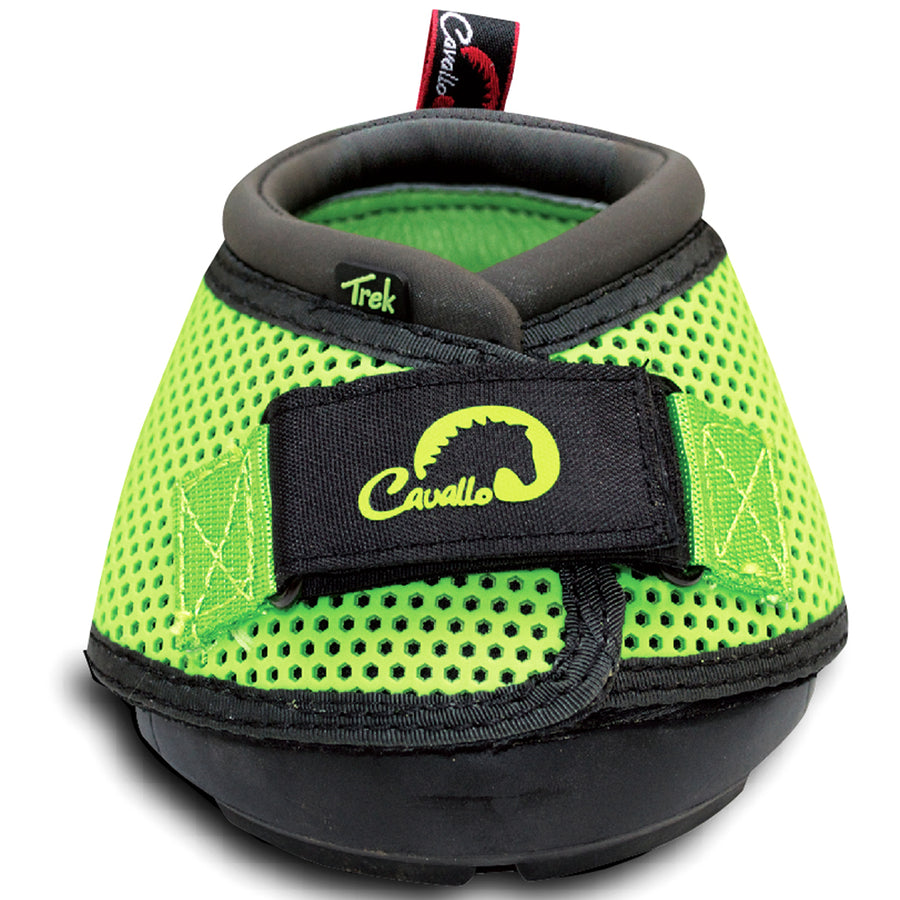 Size 3 Cavallo Trek Regular Horse Boot Ultra Flexible Black Green - Uhorse