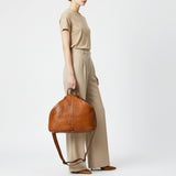 Spaghetti Western Swc194Tan Cross Body I Vintage Handmade Drum Dyed Genuine European Cowhide Leather Women Bag Western Handbag Purse