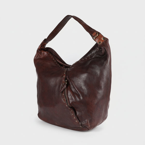 Spaghetti W. Swc176Brn Hobo Vintage Handmade Drum Dyed Genuine by Hilason – Cowboy and equestrian accessories