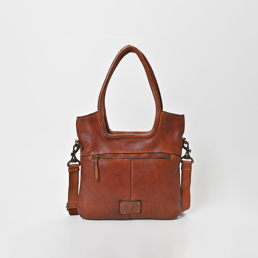 Spaghetti Western Swc178Cg Tote Vintage Handmade Drum Dyed Genuine European Cowhide Leather Women Bag Western Handbag Purse