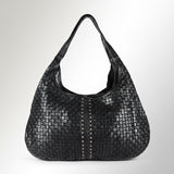Spaghetti Western Swc189Blk Tote Vintage Handmade Drum Dyed Genuine European Cowhide Leather Women Bag Western Handbag Purse