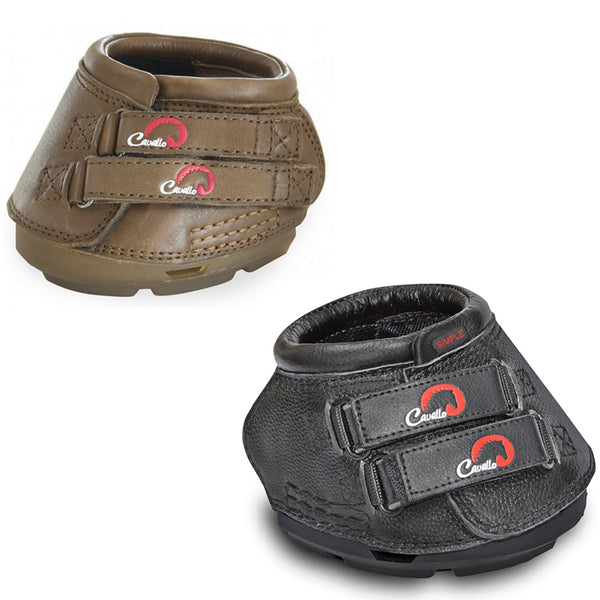 cavallo Simple Regular Hoof Horse Boot Black - Uhorse