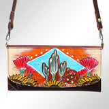 American Darling Wallet Hair on Full Grain Genuine Leather W. Women