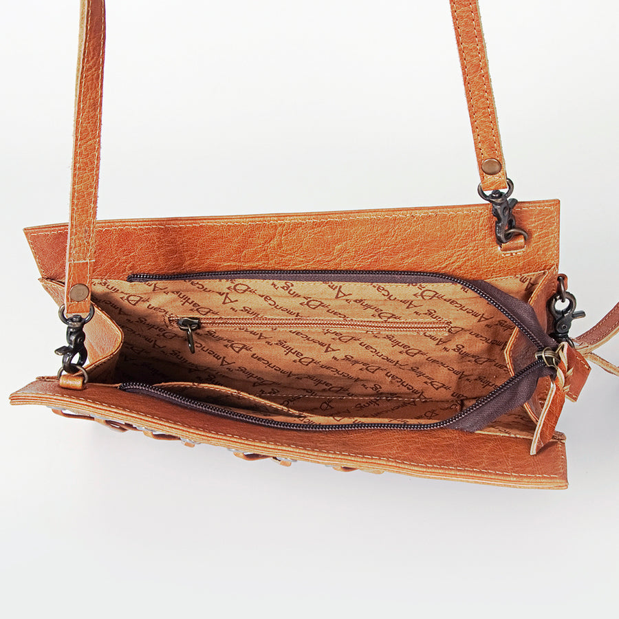 American Darling GIBGX245 Clutch Genuine Leather Women Bag Western Handbag Purse