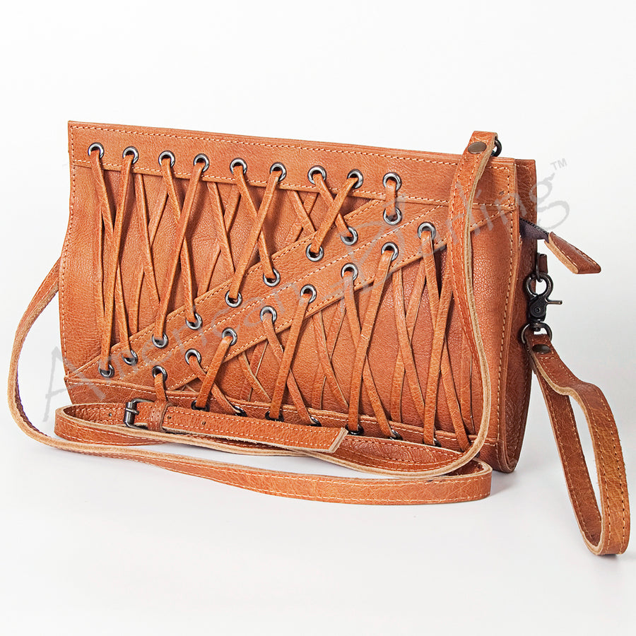 American Darling GIBGX245 Clutch Genuine Leather Women Bag W. Handbag by Hilason – Cowboy and equestrian accessories