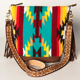 American Darling Tote Saddle Blanket Genuine Leather Women Bag Western Handbag Purse