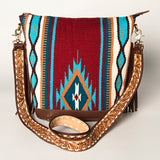 American Darling Tote Saddle Blanket Genuine Leather Women Bag Western Handbag Purse