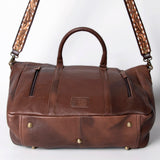 American Darling ADBGA206F Briefcase Hand Tooled Saddle Blanket Genuine Leather Women Bag Western Handbag Purse