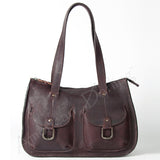 American Darling ADBGZ436 Tote Genuine Leather Women Bag Western Handbag Purse